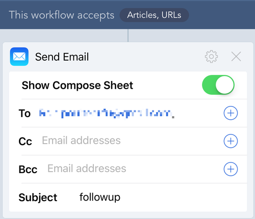  My super-basic email Workflow 